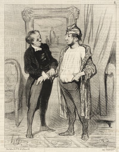 Min kære, jeg forsikrer dig om, at jeg... af Honoré Daumier