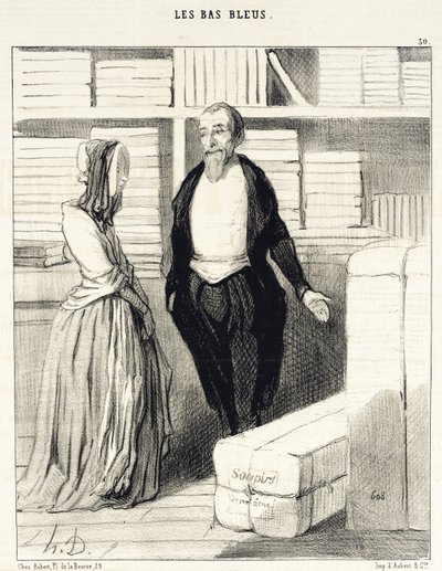 Vores regnskaber er lette at opstille... af Honoré Daumier