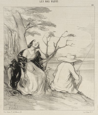 Åh smerte!... at have drømt... om en ægtemand... af Honoré Daumier