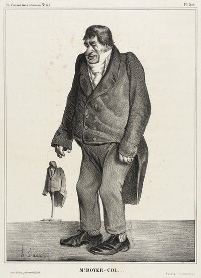 P.P. Royer-Collard af Honoré Daumier