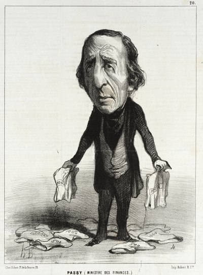 Passy (finansminister) af Honoré Daumier
