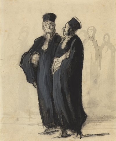 To advokater af Honoré Daumier