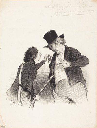 En begyndelse på jagten af Honoré Daumier