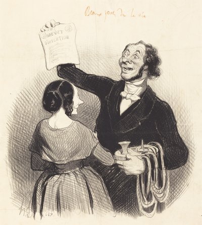 Endnu en stor mand af Honoré Daumier