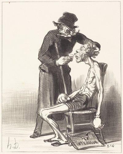 En ulykkelig bryder af Honoré Daumier