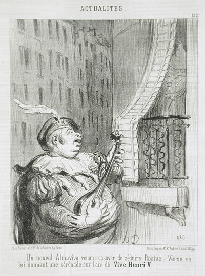 En ny Almaviva... af Honoré Daumier