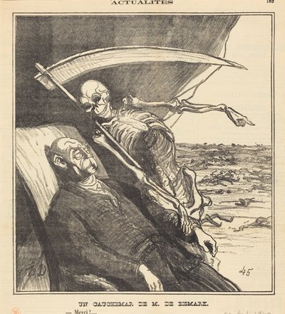 Et Mr. Bismarcks mareridt af Honoré Daumier