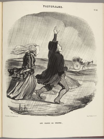 Et gøgeløb af Honoré Daumier