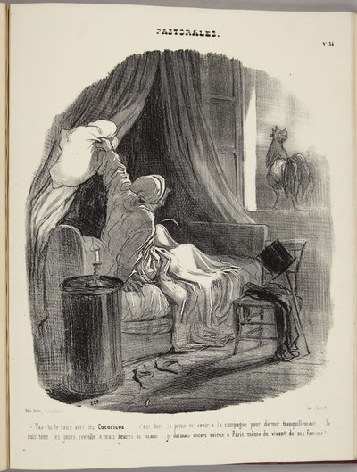 Vil du tie stille med dine kykkelikyer... af Honoré Daumier