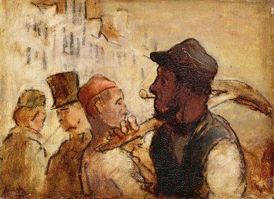 Arbejdere på gaden af Honoré Daumier