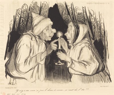 Der er intet som det mod forkølelse... af Honoré Daumier