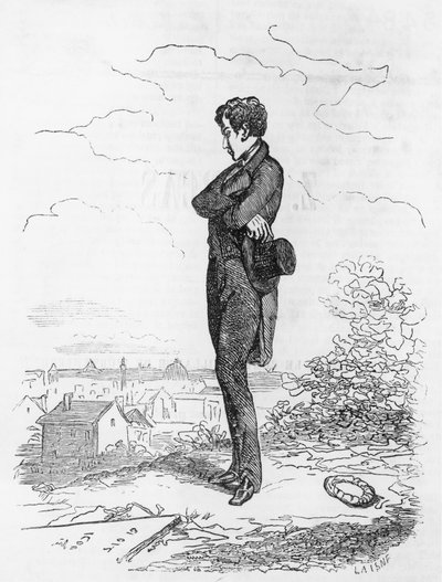 Adolphe Minard, illustration fra Good Businessman (Le Faiseur) af Honore de Balzac (1799-1850), fransk udgave af Honore de Balzac