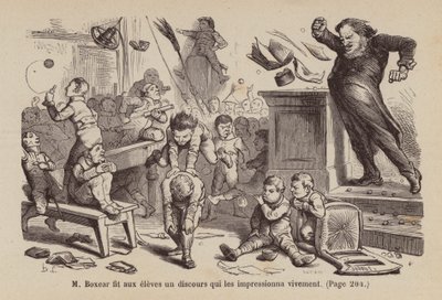 Illustration til Un Bon Petit Diable (kobberstik) af Horace (after) Castelli
