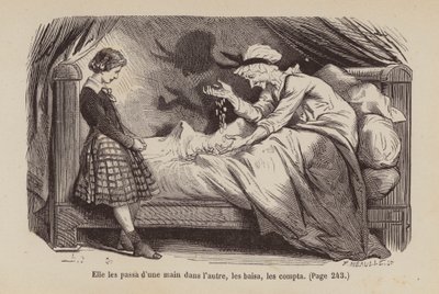 Illustration til Un Bon Petit Diable (kobberstik) af Horace (after) Castelli