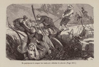 Illustration til Un Bon Petit Diable (kobberstik) af Horace (after) Castelli