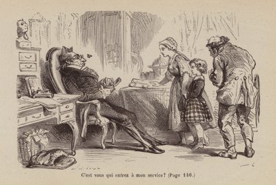 Illustration til Un Bon Petit Diable (kobberstik) af Horace (after) Castelli