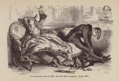 Illustration til Un Bon Petit Diable (kobberstik) af Horace (after) Castelli