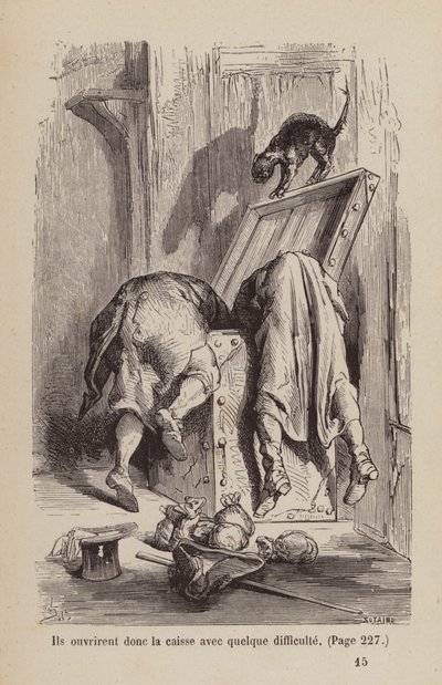 Illustration til Un Bon Petit Diable (kobberstik) af Horace (after) Castelli