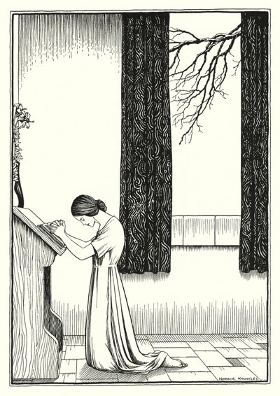 Illustration til Bjergprædikenen (kobberstik) af Horace J. Knowles