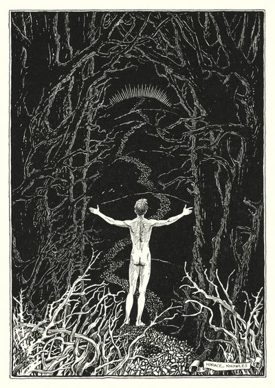 Illustration til Bjergprædikenen (kobberstik) af Horace J. Knowles