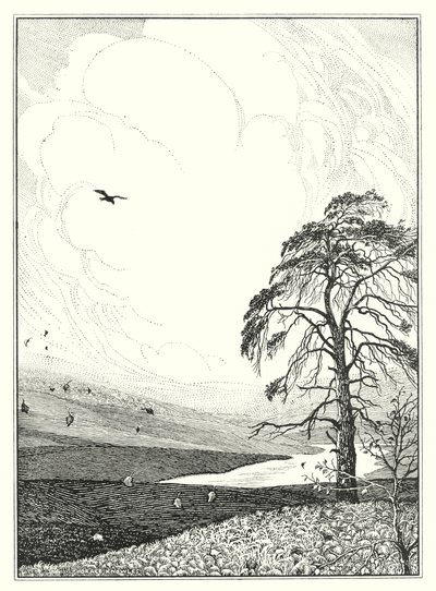 Oktober (litografi) af Horace J. Knowles