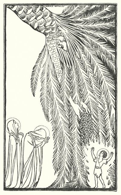 Flugten til Egypten (litografi) af Horace J. Knowles