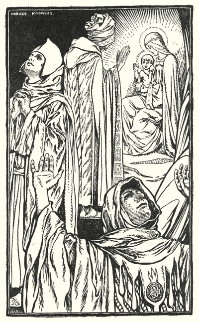 De vise mænds brønd (litografi) af Horace J. Knowles