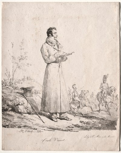 Antoine Charles Horace Vernet, kaldet Carle. af Emile Jean Horace Vernet