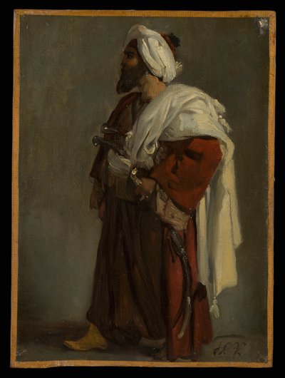 Arabisk kriger af Horace Vernet