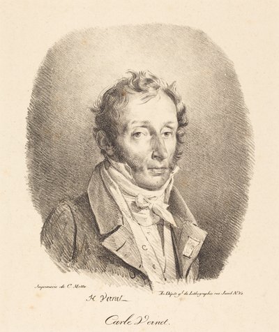 Buste af Carle Vernet af Horace Vernet