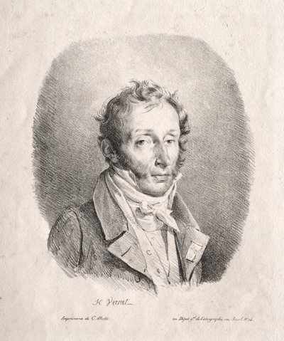 Carle Vernet af Emile Jean Horace Vernet