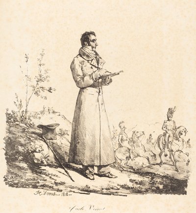 Carle Vernet, fuld længde af Emile Jean Horace Vernet