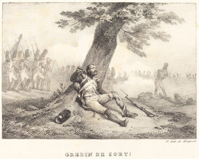 Credin de Sort!... af Emile Jean Horace Vernet