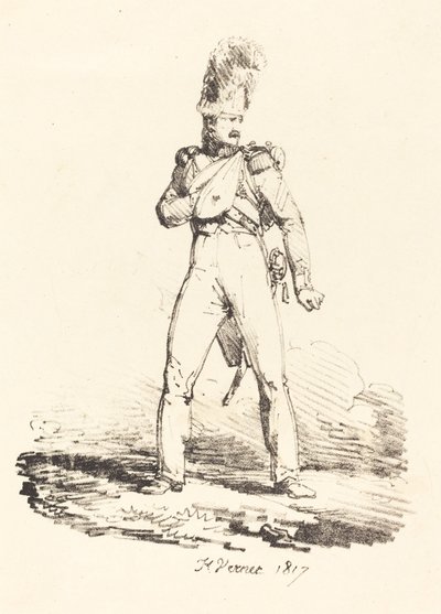 Grenadier af Emile Jean Horace Vernet