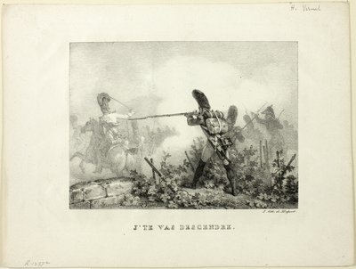 Jeg tager dig ned af Emile Jean Horace Vernet