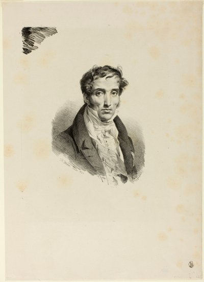 Portræt af Pierre Guerin af Horace Vernet