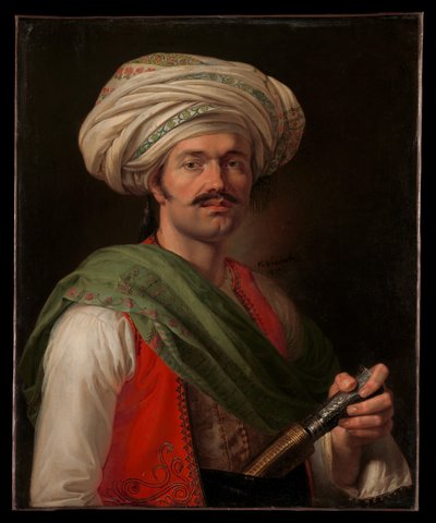 Portræt af en »mameluk« af Horace Vernet