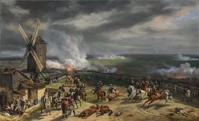 Slaget ved Valmy, 20. september 1792 af Emile Jean Horace Vernet