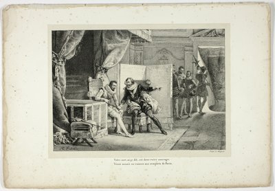 Din skæbne," sagde jeg, "ligger i dit mod ... af Horace Vernet
