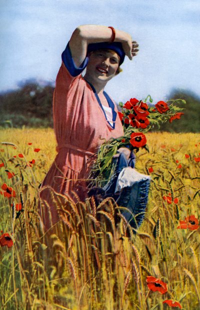 Den engelske rose, c1922 af Horace Walter Nicholls