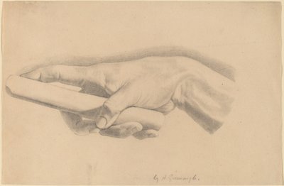 Studie af en hånd af Horatio Greenough