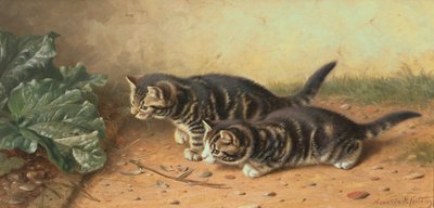 Hjørnede (olie på lærred) af Horatio Henry Couldery