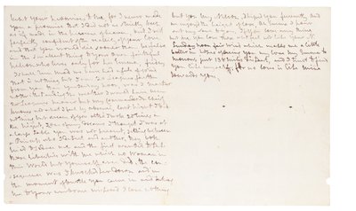 Autografbrev til Lady Hamilton, n.p. [Foudroyant på havet] af Horatio Nelson