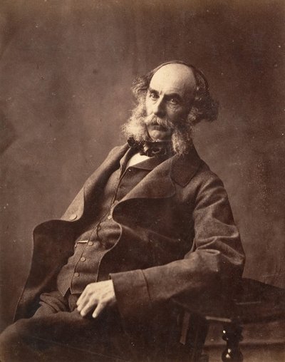 Portræt af en siddende herre, ca. 1856-59. af Horatio Ross