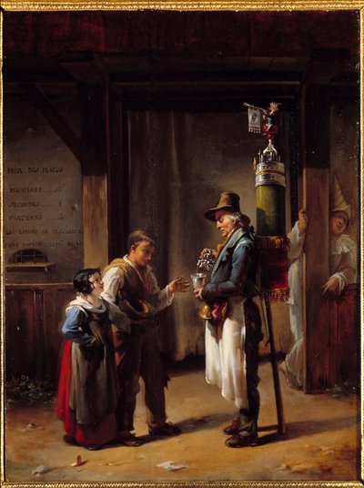 Coco-købmanden. Maleri af Hortense Lecot (1809-1868) af Hortense Lecot