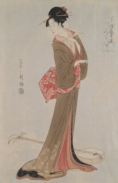 Geisha Itsutomi: Udvalgte geishaer fra Pleasure Quarters af Hosoda Eishi