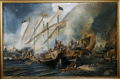 OTTOMAN EMPIRE: Slaget ved Preveza af Hovhannes Umed Behzad