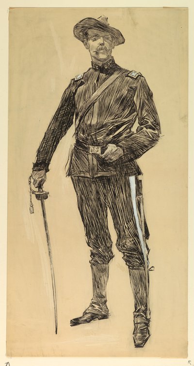 Amerikansk officer (spansk-amerikansk krig) af Howard Chandler Christy