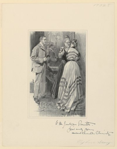 Jeg stod der ved målløs i min forvirring af Howard Chandler Christy