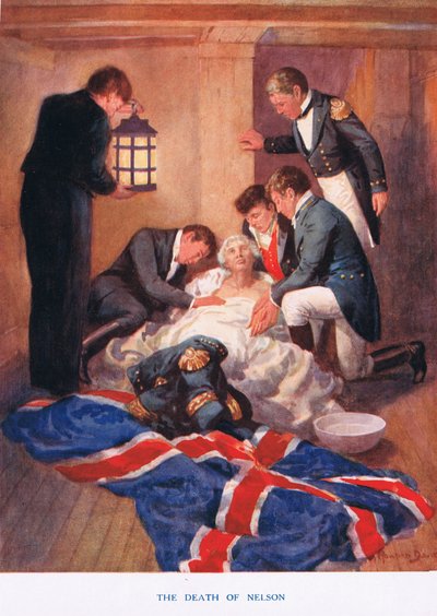 Death of Nelson, illustration fra 